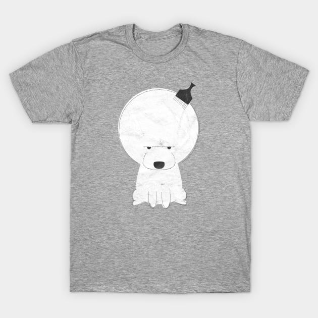 Afro Pup with Comb T-Shirt by gabradoodle